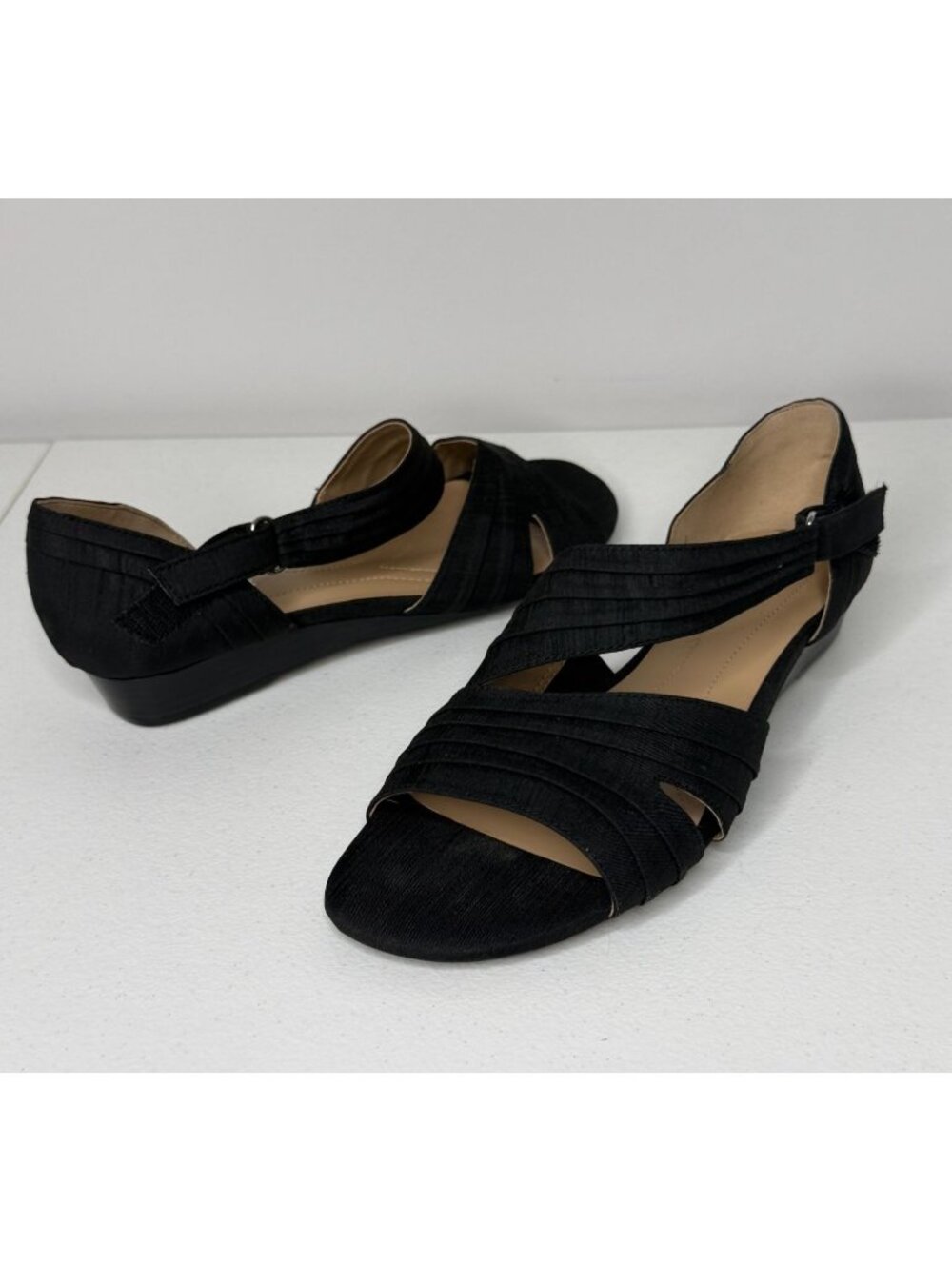 Naturalizer Jane Black Comfort Sandals Women's Size 9M